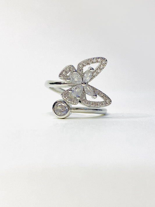 Adjustable Butterfly Ring